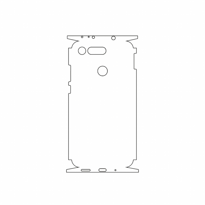 Защитная гидрогелевая пленка для Honor V20 на заднюю крышку и боковые грани