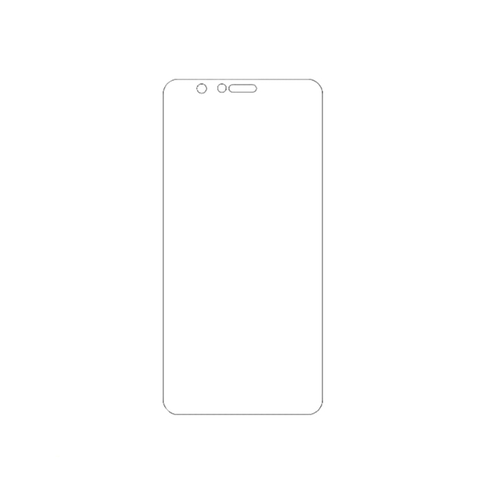 Защитная гидрогелевая пленка для Honor V9 на экран до скругления прозрачная