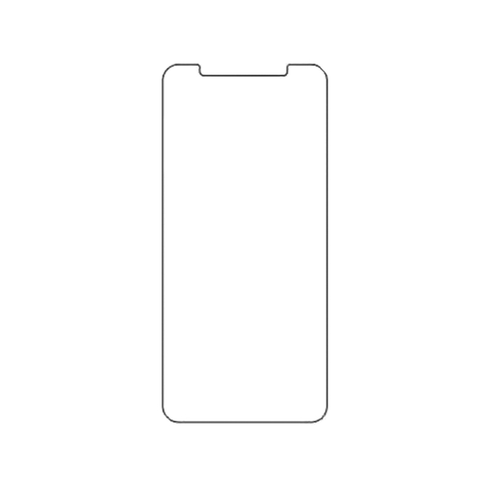 Защитная гидрогелевая пленка для Huawei Y5 Prime (2018) на экран до скругления прозрачная