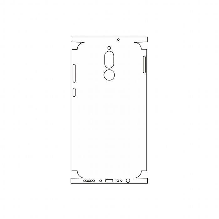 Защитная гидрогелевая пленка для Huawei Nova 2i на заднюю крышку и боковые грани