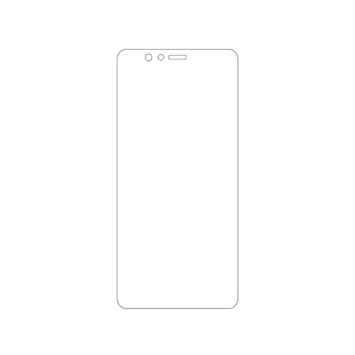 Защитная гидрогелевая пленка для Huawei Nova 2 Plus на экран до скругления прозрачная