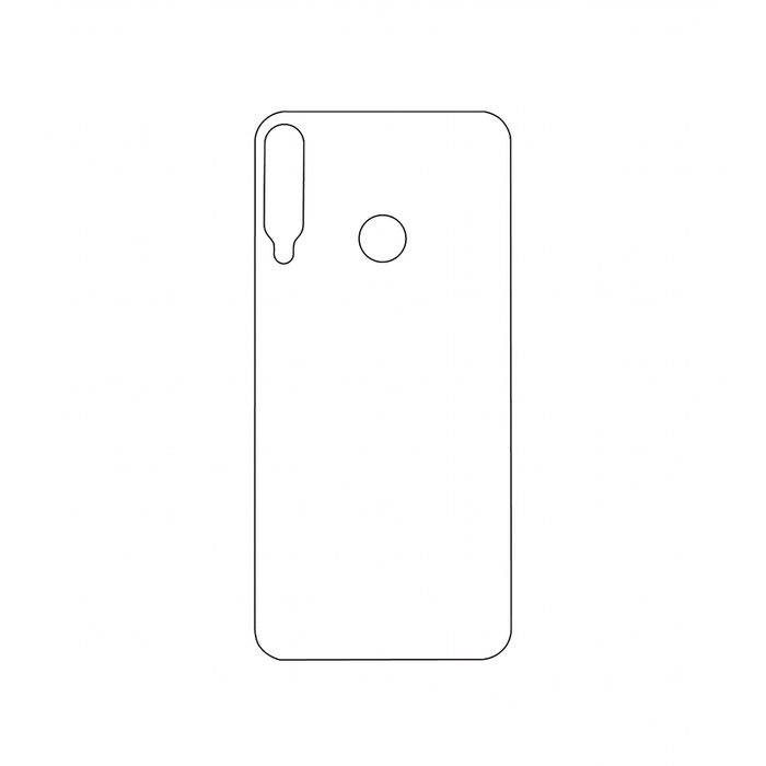Защитная гидрогелевая пленка для Huawei Y6p (2020) на заднюю крышку