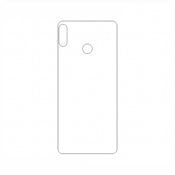Защитная гидрогелевая пленка для Honor 8X Max на заднюю крышку