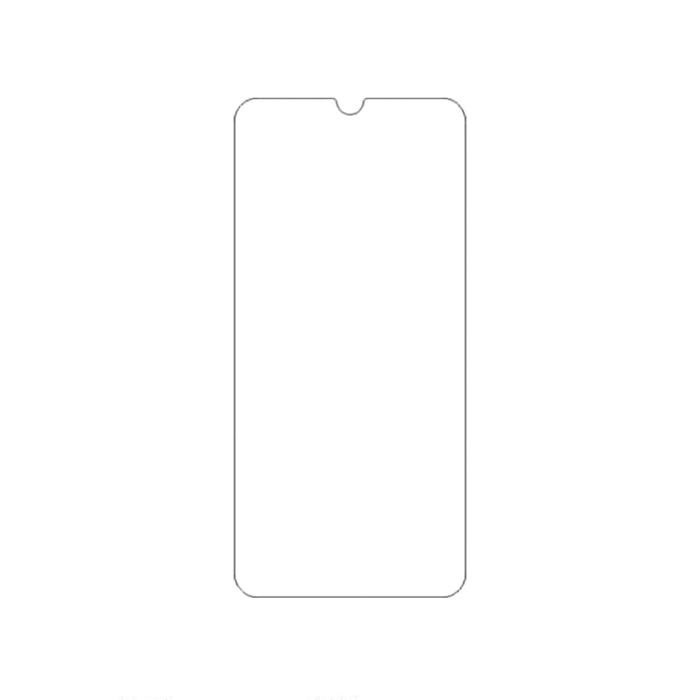 Защитная гидрогелевая пленка для Honor 8S на экран до скругления прозрачная