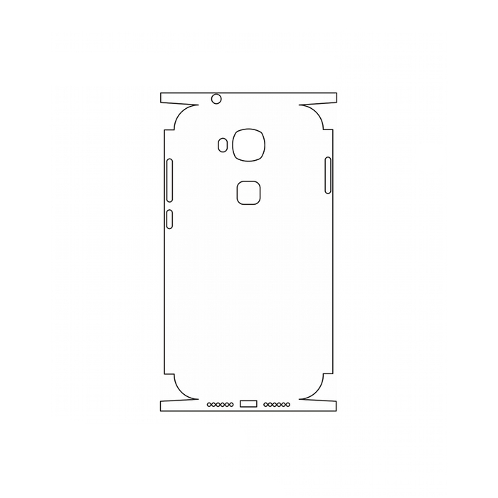 Защитная гидрогелевая пленка для Huawei G7 Plus на заднюю крышку и боковые грани
