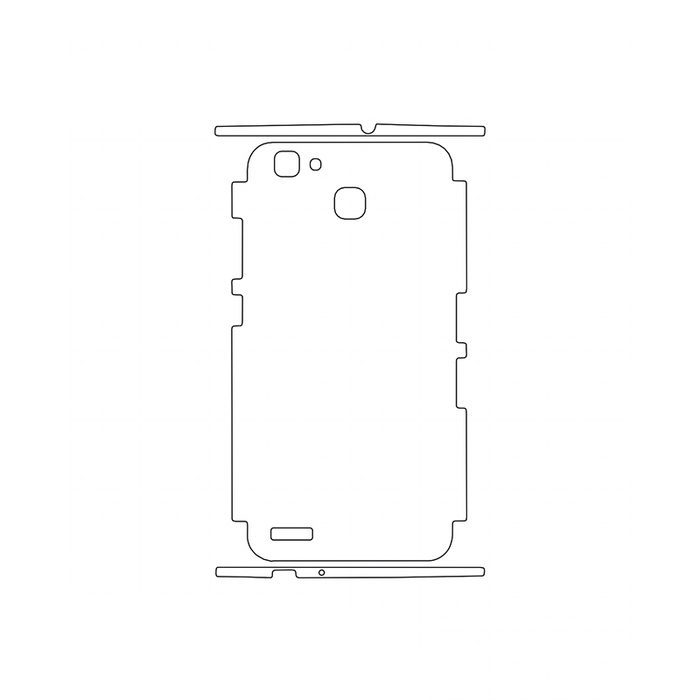 Защитная гидрогелевая пленка для Huawei Enjoy 5S на заднюю крышку и боковые грани