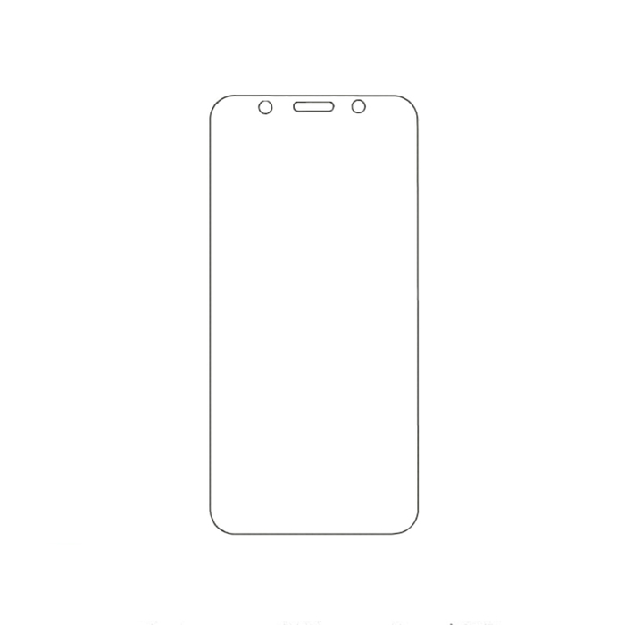 Защитная гидрогелевая пленка для Honor 7A на весь экран прозрачная