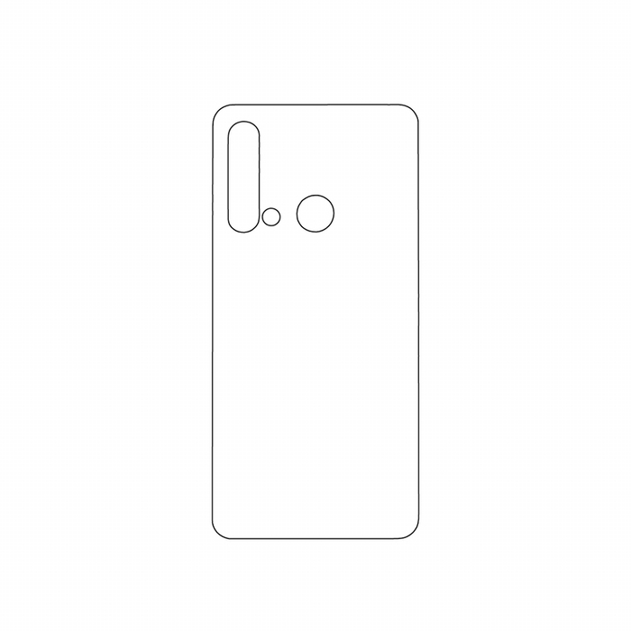 Защитная гидрогелевая пленка для Huawei Nova 5i на заднюю крышку