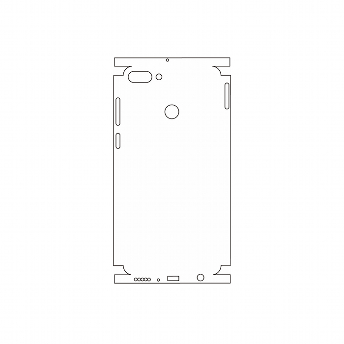Защитная гидрогелевая пленка для Huawei Y9 (2018) на заднюю крышку и боковые грани