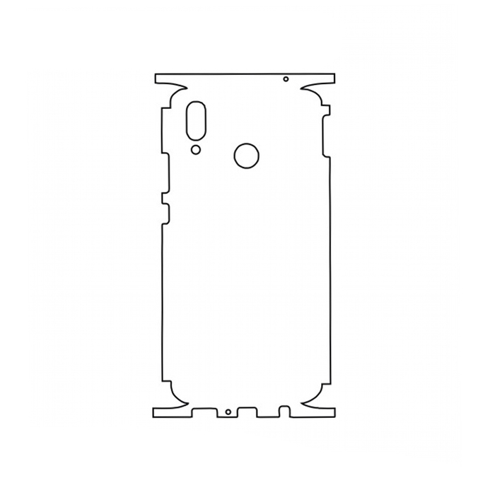 Защитная гидрогелевая пленка для Huawei Nova 3 на заднюю крышку и боковые грани