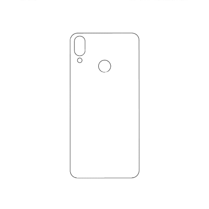 Защитная гидрогелевая пленка для Huawei Y7 (2019) на заднюю крышку