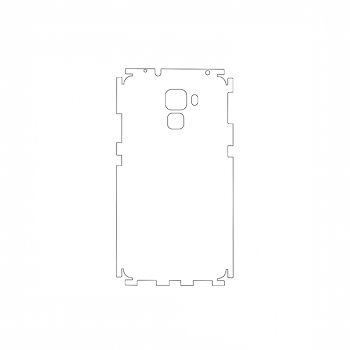 Защитная гидрогелевая пленка для Huawei Honor 7 на заднюю крышку и боковые грани