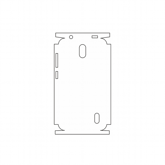 Защитная гидрогелевая пленка для Huawei Ascend Y625 на заднюю крышку и боковые грани