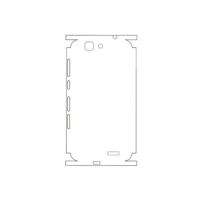 Защитная гидрогелевая пленка для Huawei Ascend G7 (G7-L01) на заднюю крышку и боковые грани