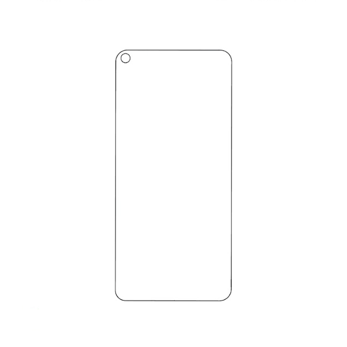 Защитная гидрогелевая пленка для Huawei P40 Lite на экран до скругления прозрачная