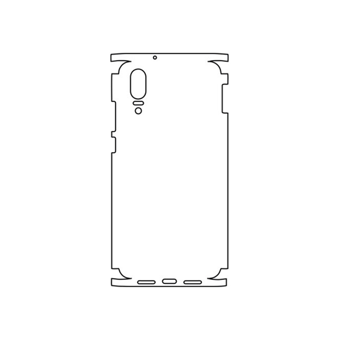 Защитная гидрогелевая пленка для Huawei P20 (EML-L29) на заднюю крышку и боковые грани