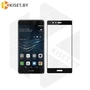 Защитное стекло полной проклейки Full glue для Huawei Ascend P9 Lite черное