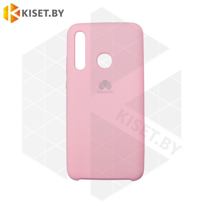 Soft-touch бампер Silicone Cover для Honor 10i / 20 Lite / P Smart+ Plus 2019 розовый