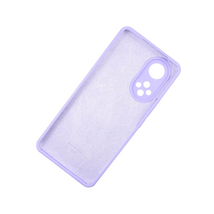 Soft-touch бампер Silicone Cover для Honor 50 фиалковый