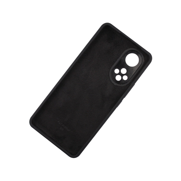 Soft-touch бампер Silicone Cover для Honor 50 черный