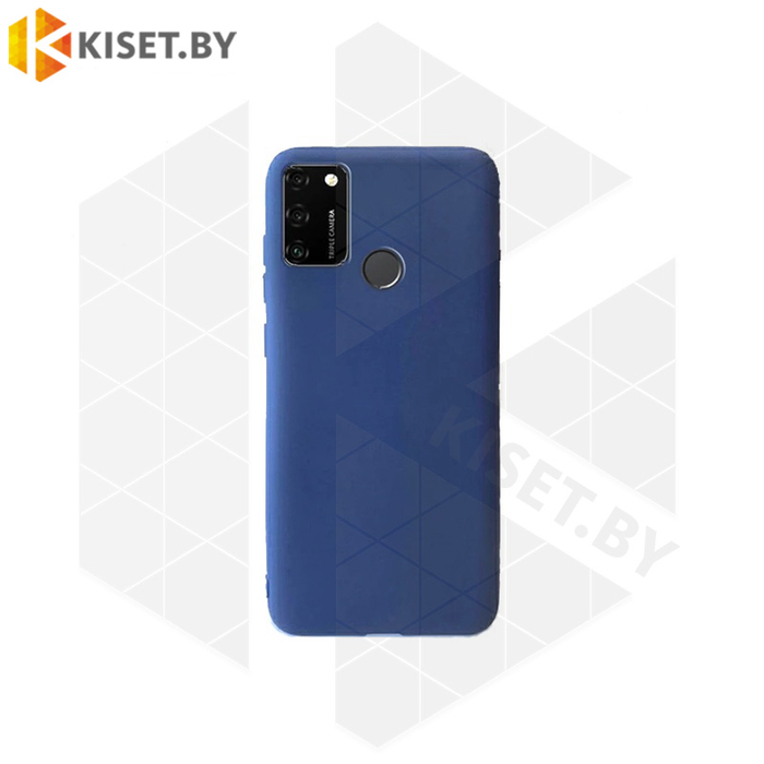 Силиконовый чехол Matte Case для Honor 9A синий