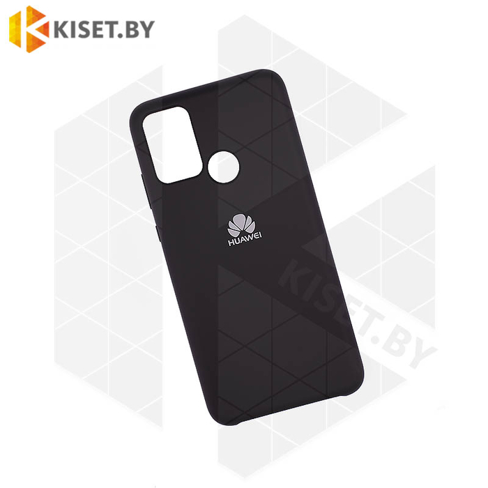 Soft-touch бампер Silicone Cover для Honor 9A черный