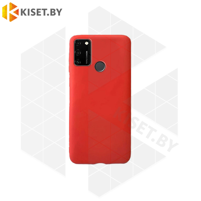 Силиконовый чехол Matte Case для Honor 9A красный