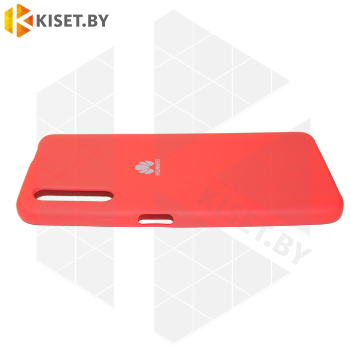 Soft-touch бампер Silicone Cover для Honor 9X / 9i / 9n красный