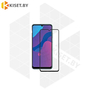 Защитное стекло полной проклейки Full glue для Honor X10 черное