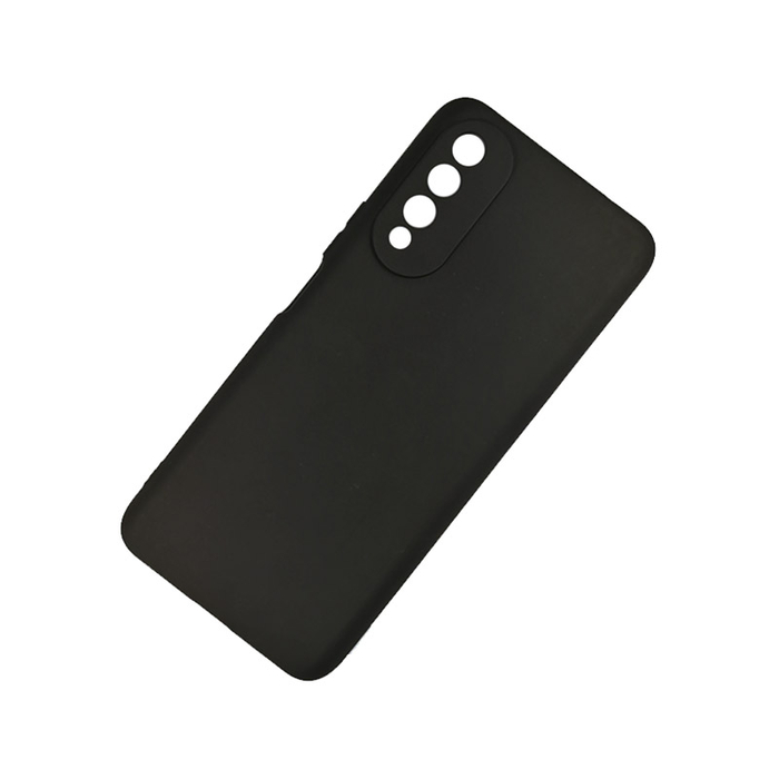 Силиконовый чехол KST Safe Camera для Honor X20 SE черный матовый