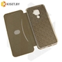 Чехол-книжка Book Case 3D с визитницей для Huawei Mate 30 Lite золотой