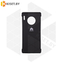 Soft-touch бампер Silicone Cover для Huawei Mate 30 Pro черный