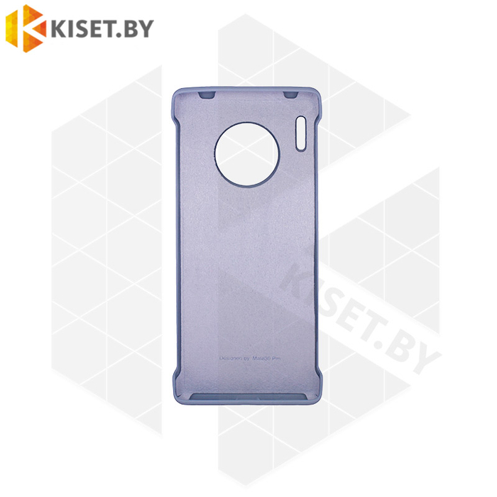 Soft-touch бампер KST Silicone Cover для Huawei Mate 30 Pro голубой