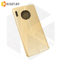 Чехол-книжка Book Case 3D с визитницей для Huawei Mate 30 Pro золотой