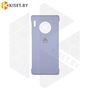 Soft-touch бампер KST Silicone Cover для Huawei Mate 30 Pro голубой