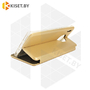 Чехол-книжка Book Case 3D с визитницей для Huawei Mate 30 Pro золотой