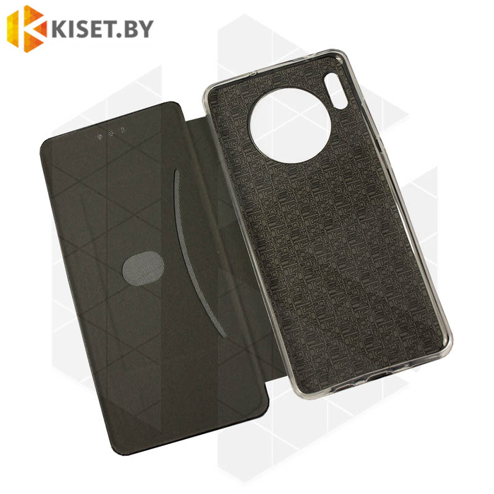 Чехол-книжка Book Case 3D с визитницей для Huawei Mate 30 черный