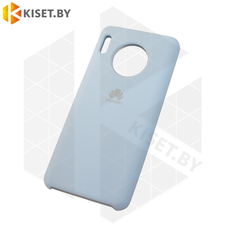 Soft-touch бампер KST Silicone Cover для Huawei Mate 30 голубой