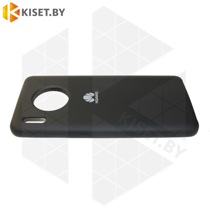 Soft-touch бампер Silicone Cover для Huawei Mate 30 черный