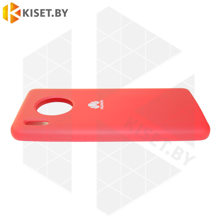Soft-touch бампер Silicone Cover для Huawei Mate 30 красный