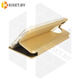 Чехол-книжка Book Case 3D с визитницей для Huawei Mate 30 золотой