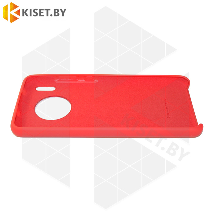 Soft-touch бампер Silicone Cover для Huawei Mate 30 красный