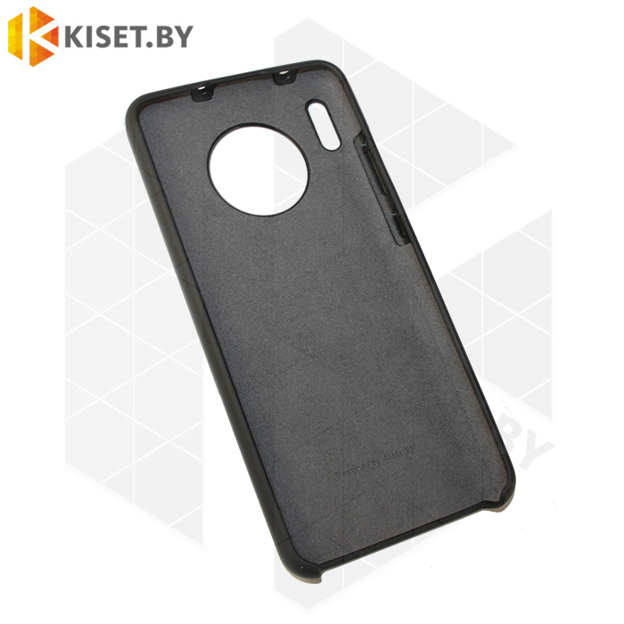 Soft-touch бампер Silicone Cover для Huawei Mate 30 черный