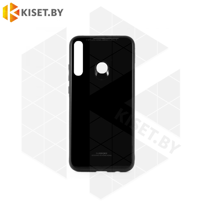 Чехол-бампер Glassy Case для Huawei P40 Lite E / Y7p / Honor 9C черный