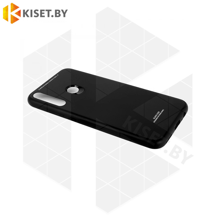 Чехол-бампер Glassy Case для Huawei P40 Lite E / Y7p / Honor 9C черный