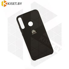 Soft-touch бампер KST Silicone Cover для Huawei P40 Lite E / Y7p / Honor 9C черный