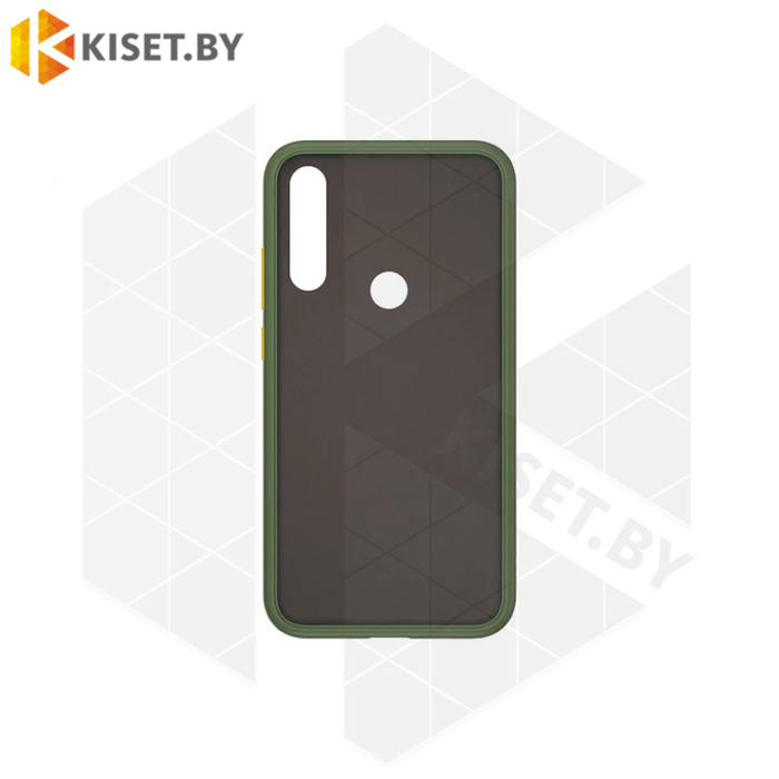 Чехол-бампер Acrylic Case для Huawei P40 Lite E / Y7p / Honor 9C салатовый