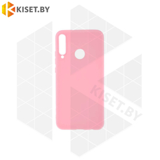 Силиконовый чехол Matte Case для Samsung Galaxy A40 розовый
