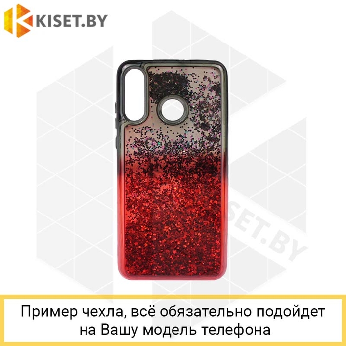 Силиконовый чехол Star Shine Case для Samsung Galaxy M31 красный