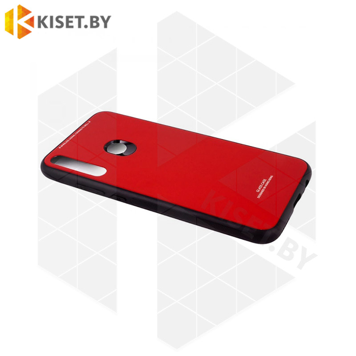 Чехол-бампер Glassy Case для Huawei P40 Lite E / Y7p / Honor 9C красный